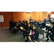 DEL PROBLEMA A LA SOLUCIÓN, charla a cargo de alumnos de 5to. año "A"